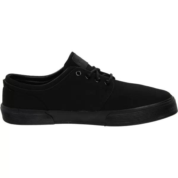 Polo Ralph Lauren Faxon LowTop Canvas SneakerBlackBlackBlack