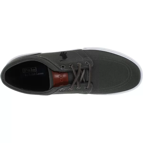 Polo Ralph Lauren Faxon LowTop Canvas SneakerDeep GreyPolo Black