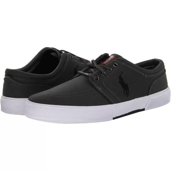 Polo Ralph Lauren Faxon LowTop Canvas SneakerDeep GreyPolo Black