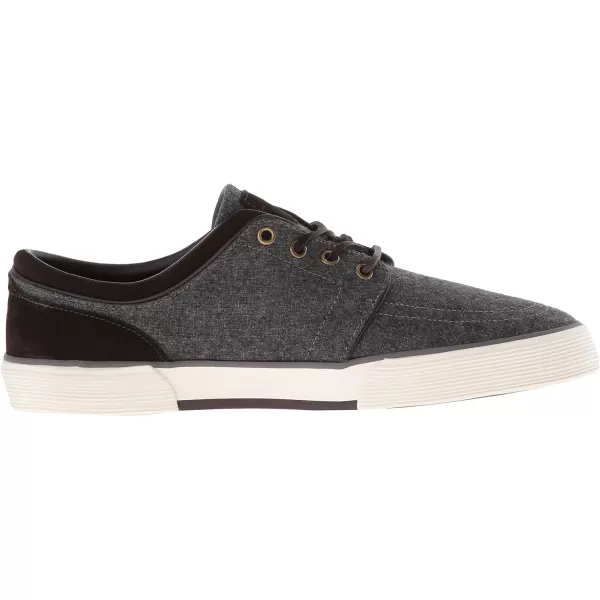 Polo Ralph Lauren Faxon LowTop Canvas SneakerGreyDark Brown