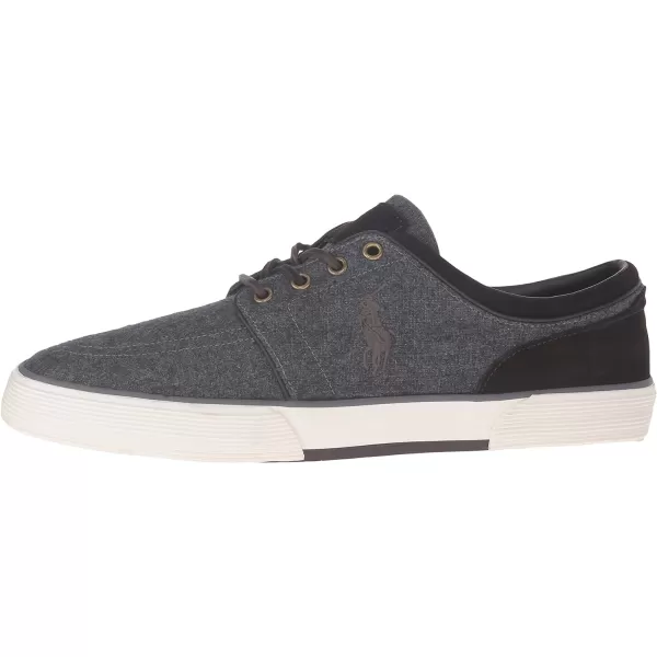 Polo Ralph Lauren Faxon LowTop Canvas SneakerGreyDark Brown