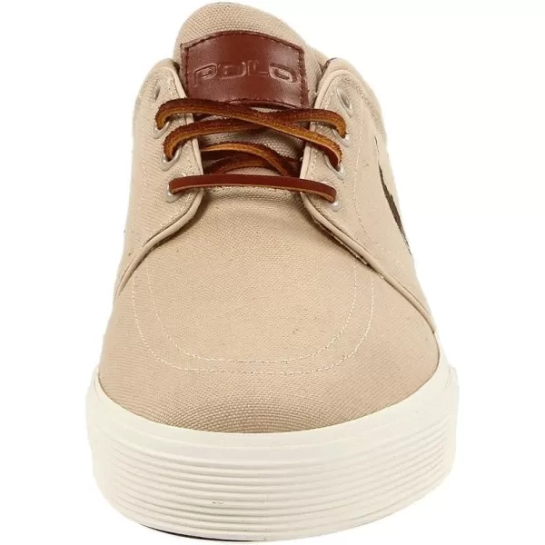 Polo Ralph Lauren Faxon LowTop Canvas SneakerKhaki Canvas