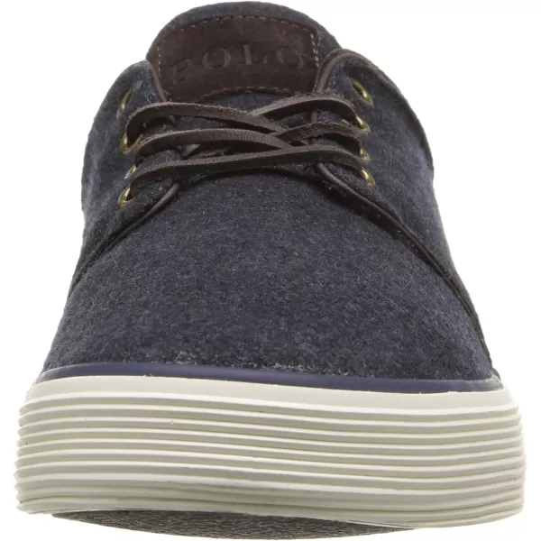 Polo Ralph Lauren Faxon LowTop Canvas SneakerNavyDark Brown