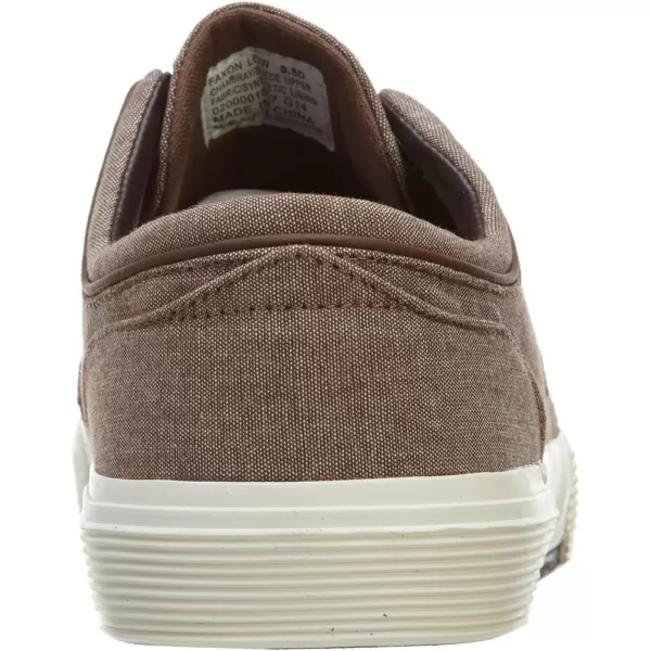 Polo Ralph Lauren Faxon LowTop Canvas SneakerTan