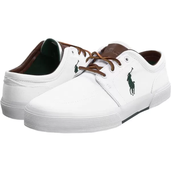 Polo Ralph Lauren Faxon LowTop Canvas SneakerWhite Canvas