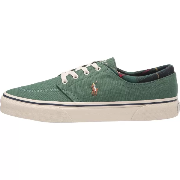 Polo Ralph Lauren Faxon X LowTop Canvas SneakerVerano GreenGordon Trt