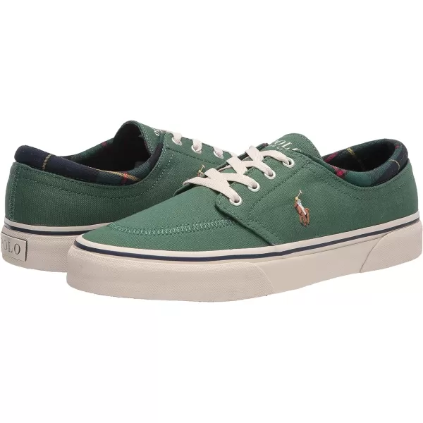 Polo Ralph Lauren Faxon X LowTop Canvas SneakerVerano GreenGordon Trt