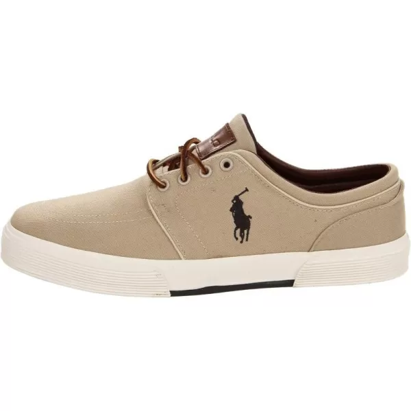 Polo Ralph Lauren Faxon LowTop Canvas SneakerKhaki Canvas