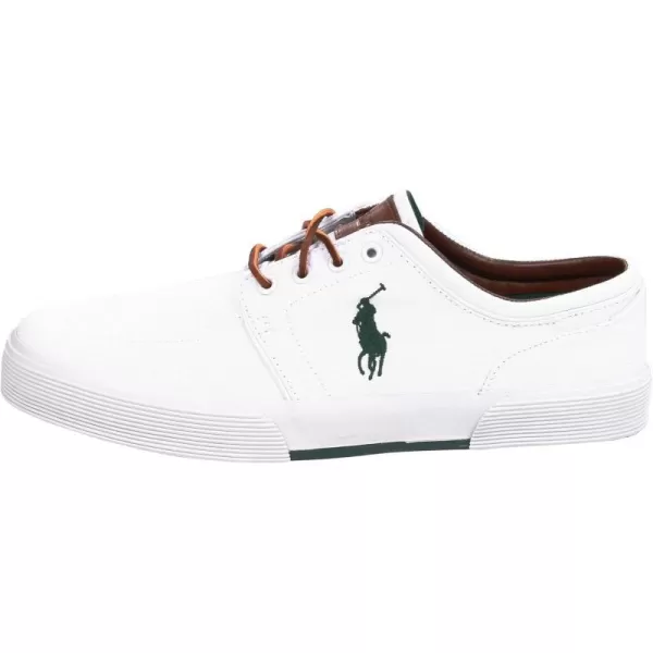 Polo Ralph Lauren Faxon LowTop Canvas SneakerWhite Canvas