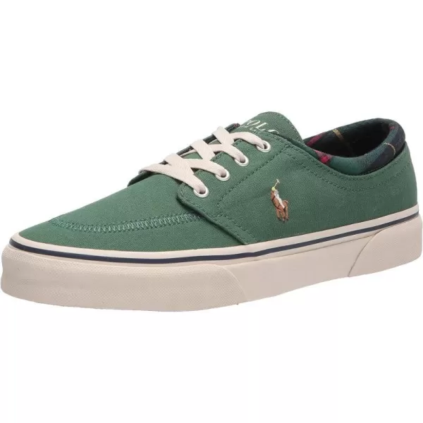 Polo Ralph Lauren Faxon X LowTop Canvas SneakerVerano GreenGordon Trt