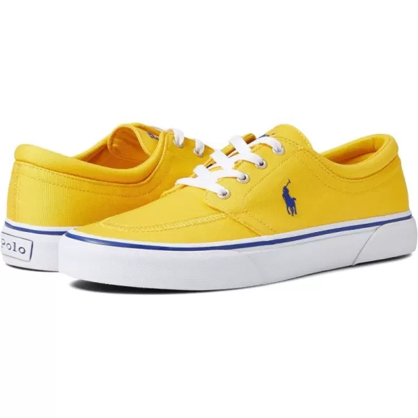 Polo Ralph Lauren Faxon X LowTop Canvas SneakerYellowfinHeritage Royal