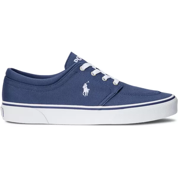 Polo Ralph Lauren Faxon X LowTop Canvas SneakerLight NavyWhite