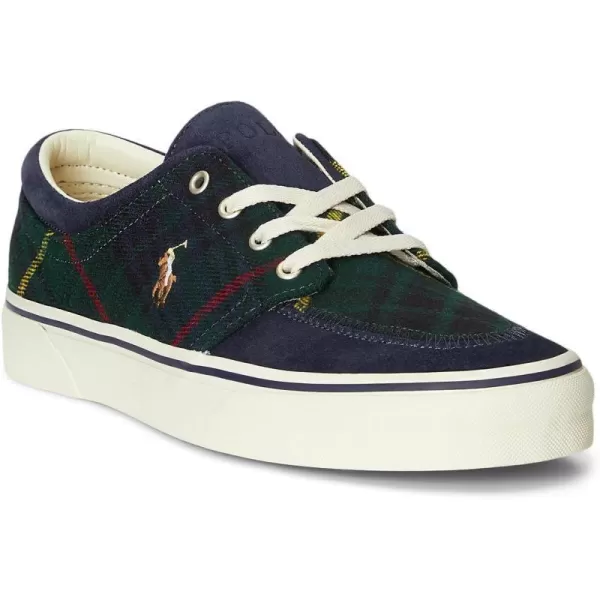 Polo Ralph Lauren Faxon X LowTop Canvas SneakerNavy Tartan