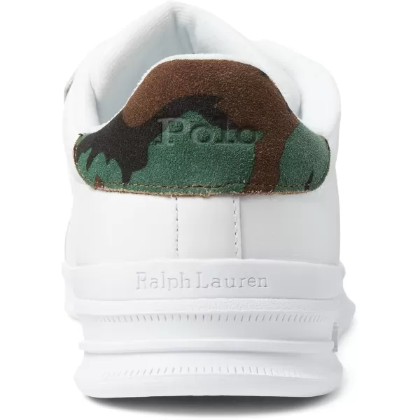 Polo Ralph Lauren Heritage Court II Leather SneakerWhiteCamo