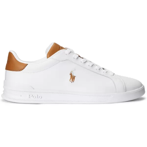 Polo Ralph Lauren Heritage Court II Leather SneakerWhiteTan