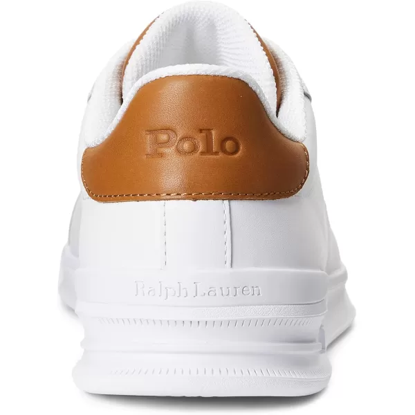 Polo Ralph Lauren Heritage Court II Leather SneakerWhiteTan