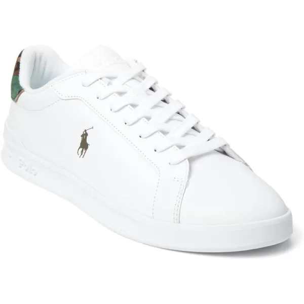 Polo Ralph Lauren Heritage Court II Leather SneakerWhiteCamo