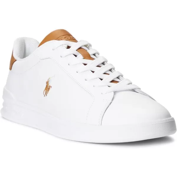 Polo Ralph Lauren Heritage Court II Leather SneakerWhiteTan