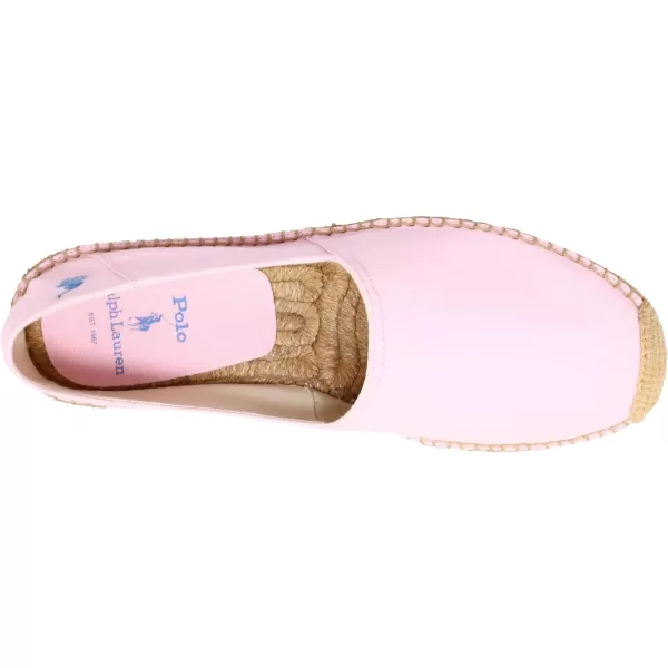 POLO RALPH LAUREN Mens Cevio Canvas LoafersCarmel PinkBlue Pp