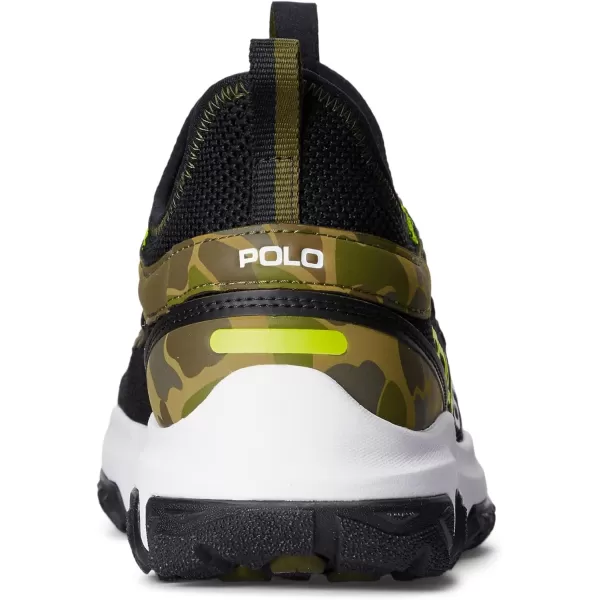 POLO RALPH LAUREN Adventure 300LT SneakerBlackSafety YellowFrog Camo
