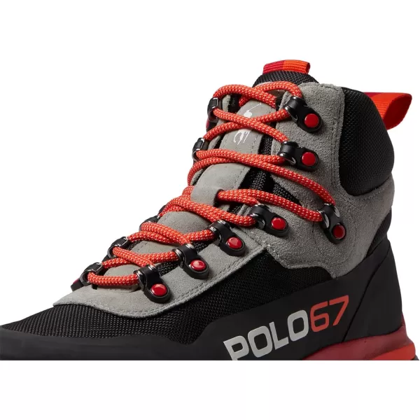 POLO RALPH LAUREN Mens Advtr 300mid SneakerBlackGrey