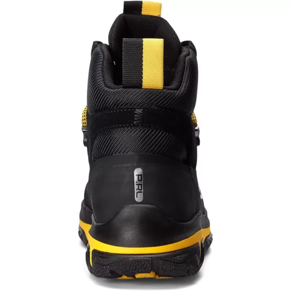 POLO RALPH LAUREN Mens Advtr 300mid SneakerBlackYellowfin