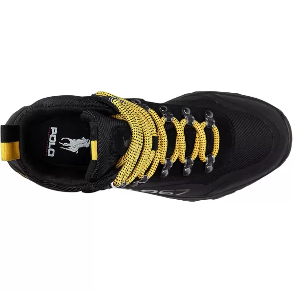 POLO RALPH LAUREN Mens Advtr 300mid SneakerBlackYellowfin