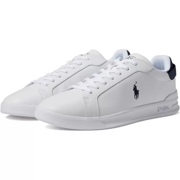 POLO RALPH LAUREN Mens HRT Crt Iii SneakerWhiteNavy