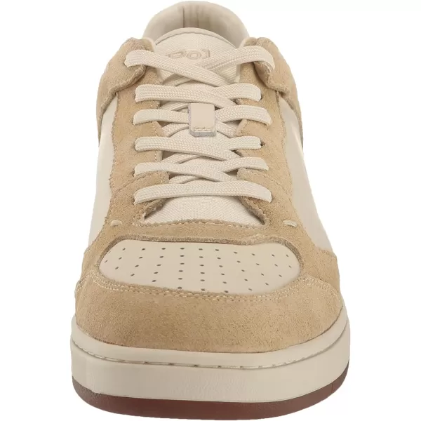 POLO RALPH LAUREN Mens Polo Crt Lux SneakerBoneEcru