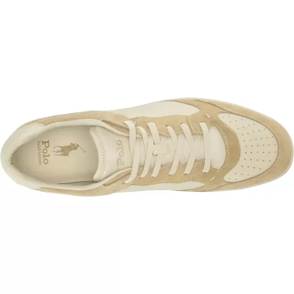 POLO RALPH LAUREN Mens Polo Crt Lux SneakerBoneEcru