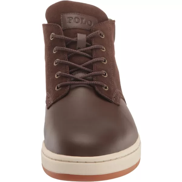 POLO RALPH LAUREN Mens Sneaker Fashion BootBrown