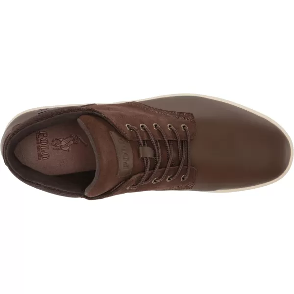 POLO RALPH LAUREN Mens Sneaker Fashion BootBrown