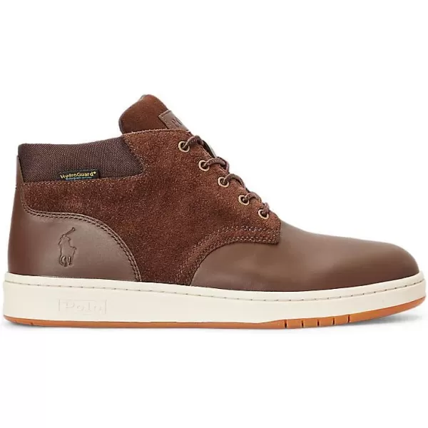 POLO RALPH LAUREN Mens Sneaker Fashion BootBrown
