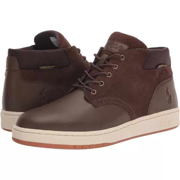 POLO RALPH LAUREN Mens Sneaker Fashion BootBrown