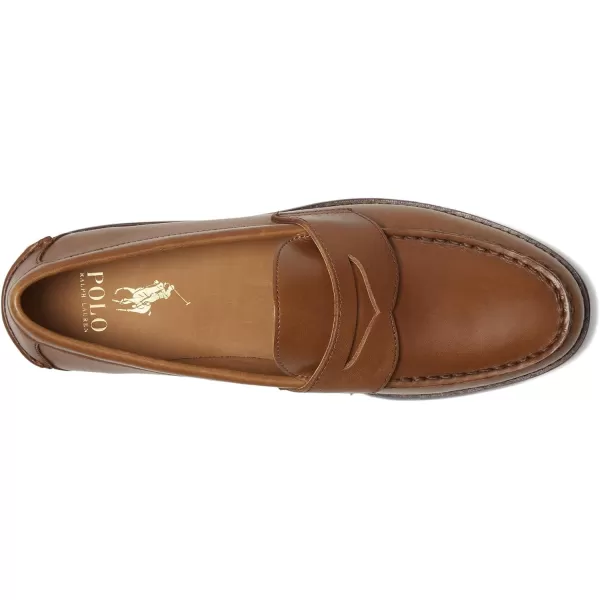 Polo Ralph Lauren Mens Alston Leather Penny LoafersTan