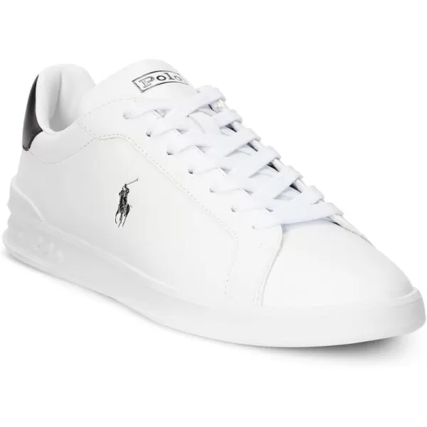 Polo Ralph Lauren Heritage Court II Leather SneakerWhiteBlack Nappa Leather