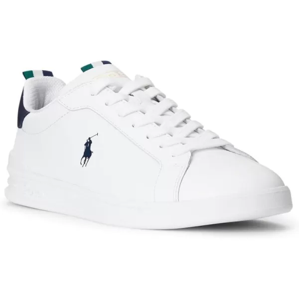 Polo Ralph Lauren Heritage Court II Leather SneakerWhiteNavyForest