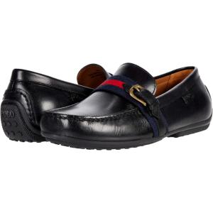 imagePolo Ralph Lauren Mens Riali Driver LoaferBlack Heavyweight Smooth Leather