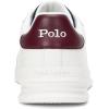 imagePolo Ralph Lauren Mens Heritage Court Ii Leather SneakersWhiteNavyWine