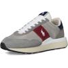 imagePOLO RALPH LAUREN Mens Train 89 SuedePaneled SneakersTonal GreyWineNavy