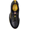 imagePolo Ralph Lauren Mens Ps250 LeatherPaneled SneakerBlackCanary Yellow