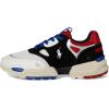 imagePolo Ralph Lauren Mens Suede Leather MeshPolo Jgr PpSneakersLow Top LaceBlackSapphire StarRl2000 Red