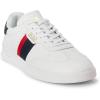 imagePolo Ralph Lauren Mens Suede LeatherHTR AeraSneakershigh Top LaceWhiteRedBlue