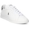 imagePolo Ralph Lauren Mens Court Lux SneakerWhiteBlack Nappa Leather