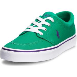 imagePOLO RALPH LAUREN Mens Faxon X SneakerGreenPurple