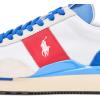 imagePolo Ralph Lauren Mens Train 89 SuedePaneled SneakerWhiteBlueRed