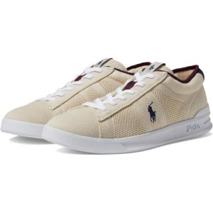 imagePolo Ralph Lauren Mens HRT Crt Knit SneakerNatural