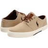 imagePolo Ralph Lauren Mens Faxon Low Rubber Fashion SneakerKhaki Canvas