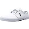 imagePolo Ralph Lauren Mens Faxon Low Rubber Fashion SneakerWhite Sport Leather