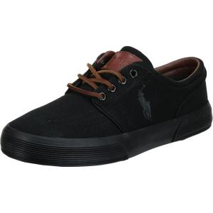 imagePolo Ralph Lauren Mens Faxon Low Rubber Fashion SneakerBlackBlack